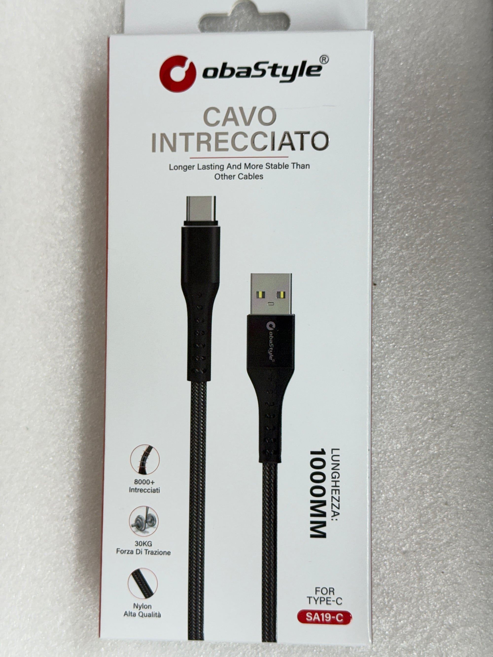 CAVO INTRECCIATO da 1 metro